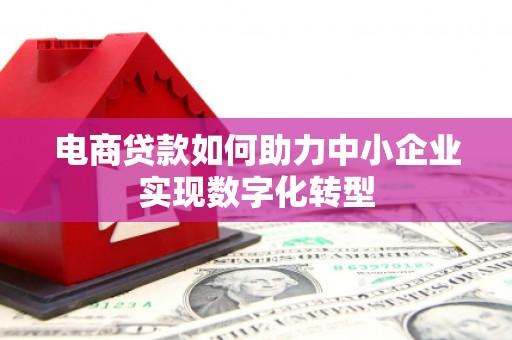 吴中电商贷款如何助力中小企业实现数字化转型