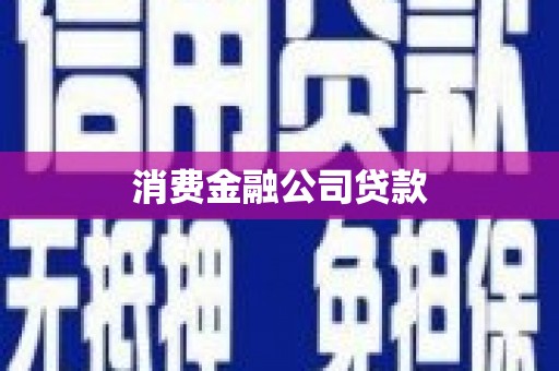 吴中消费金融公司贷款