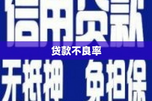 吴中贷款不良率