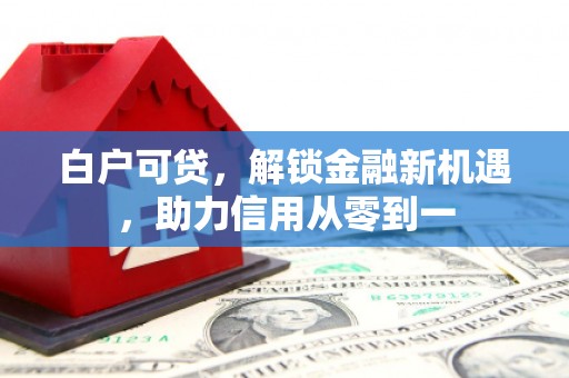 吴中白户可贷，解锁金融新机遇，助力信用从零到一