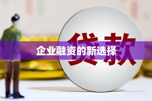 吴中企业融资的新选择