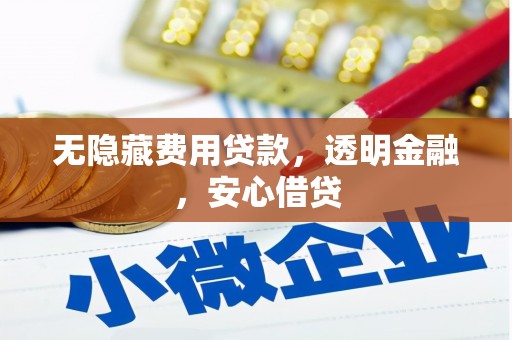 吴中无隐藏费用贷款，透明金融，安心借贷