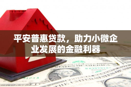 吴中平安普惠贷款，助力小微企业发展的金融利器