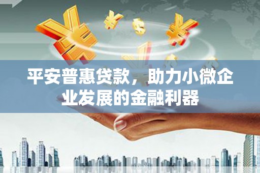 吴中平安普惠贷款，助力小微企业发展的金融利器