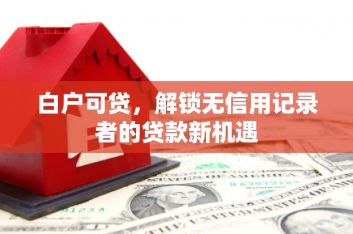 吴中白户可贷，解锁无信用记录者的贷款新机遇