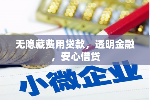 吴中无隐藏费用贷款，透明金融，安心借贷