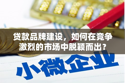 吴中贷款品牌建设，如何在竞争激烈的市场中脱颖而出？