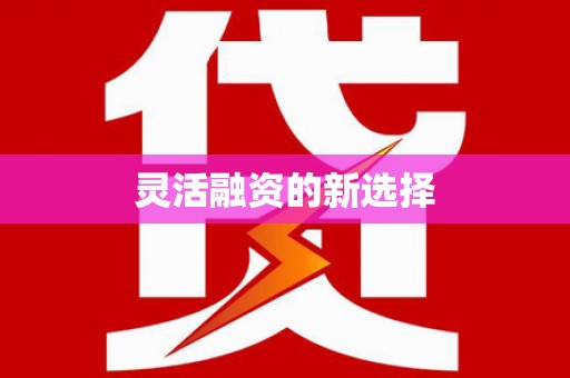 吴中灵活融资的新选择