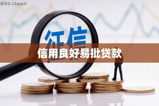 吴中信用良好易批贷款