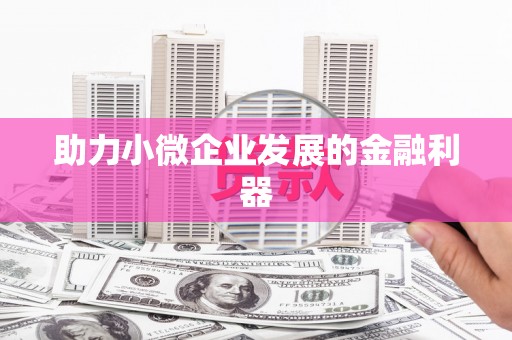吴中助力小微企业发展的金融利器